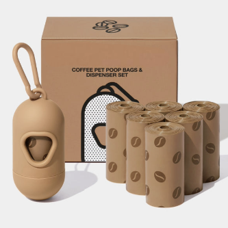 Fancy Poop - Coffee Scented Poop Bags & Dispenser