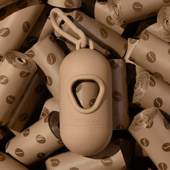 Fancy Poop - Coffee Scented Poop Bags & Dispenser